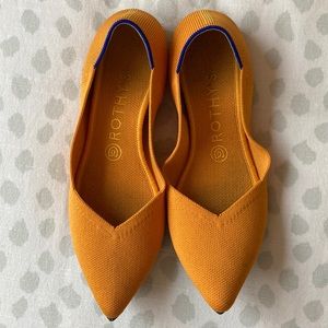 Mustard Rothy’s Size 9